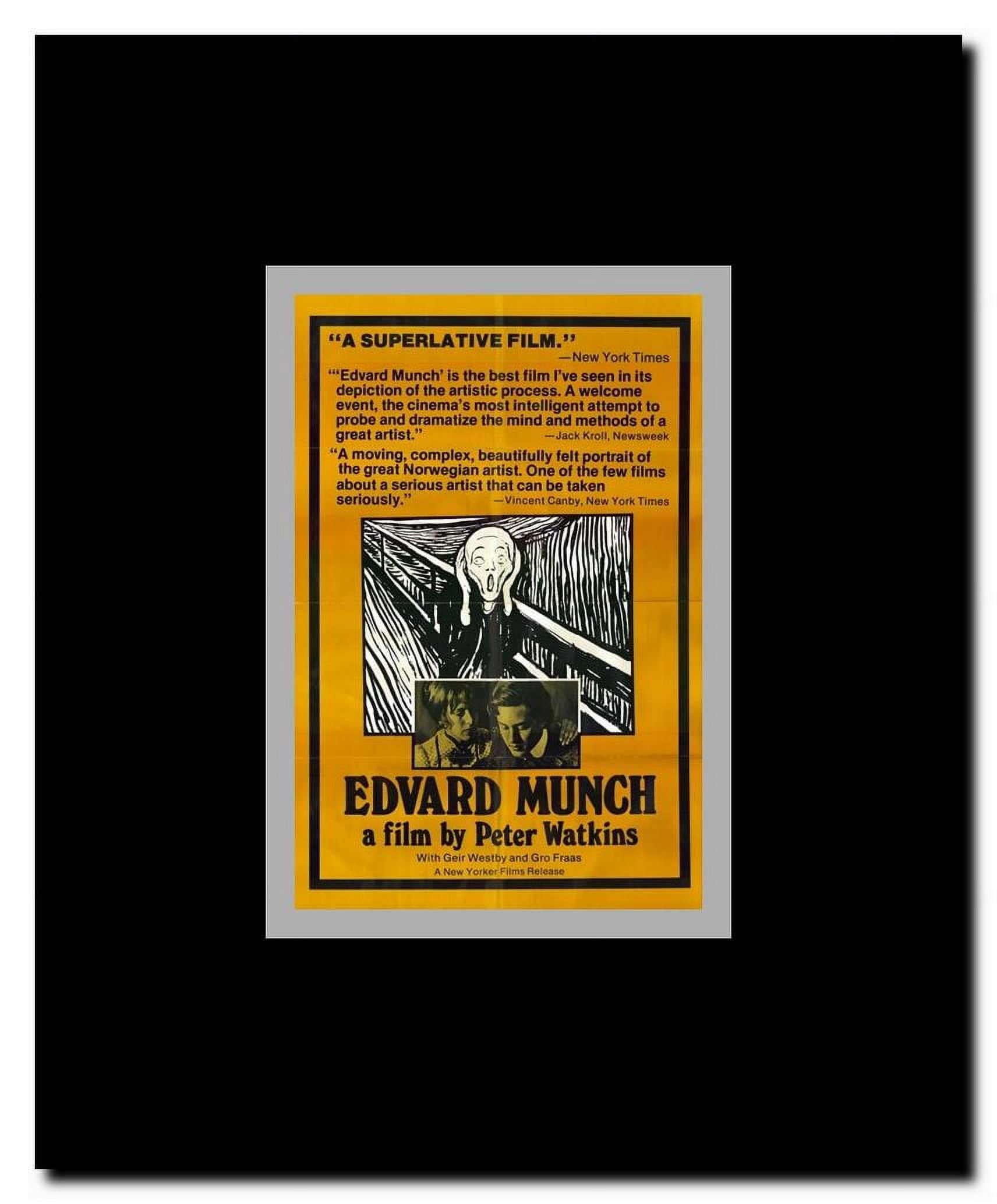 Edvard Munch Framed Movie Poster
