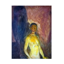 Edvard Munch 'Selfportrait In Hell' Canvas Art