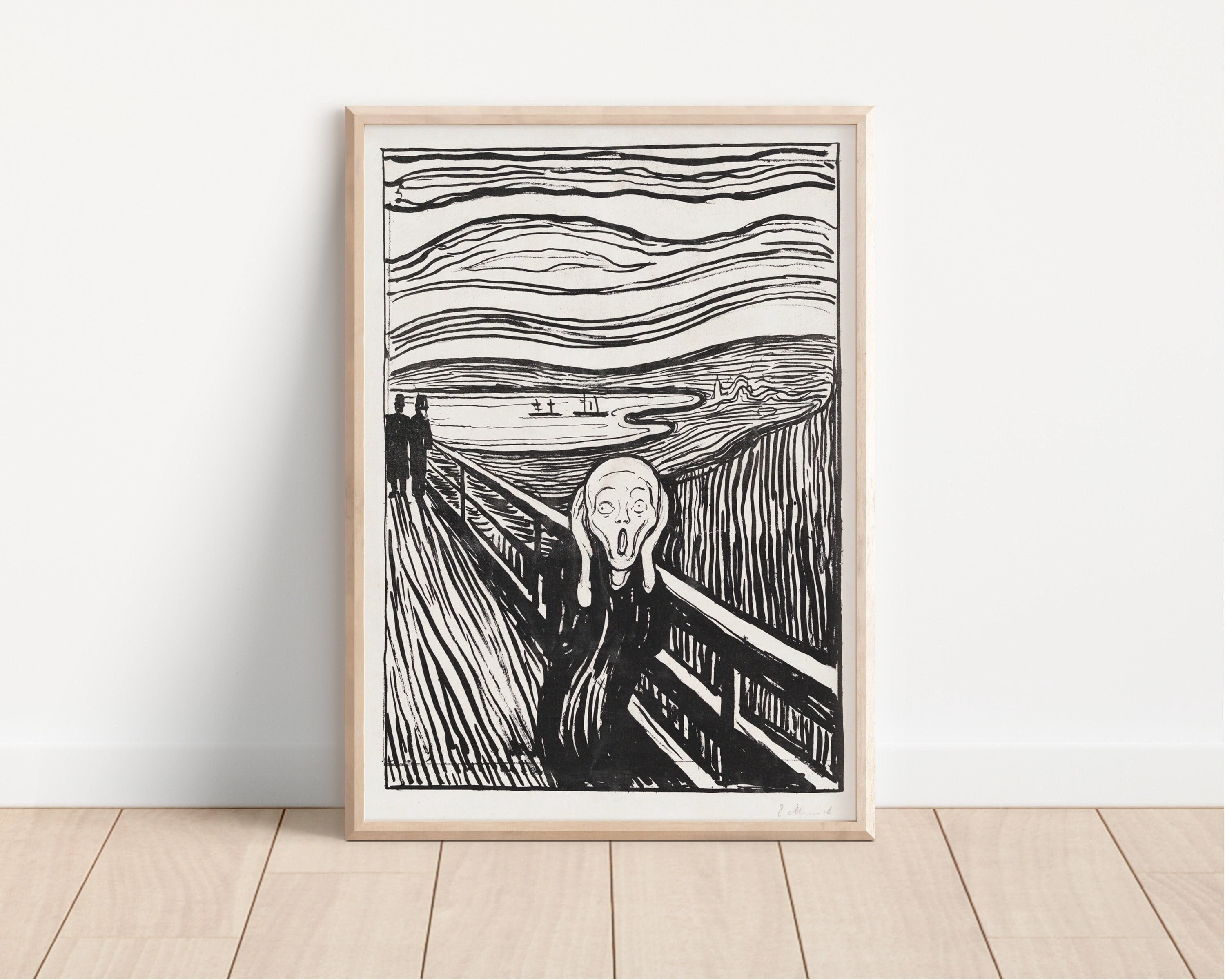 Edvard Munch The Scream Famous Paintings Iconic Art Nouveau Fin De Si ...