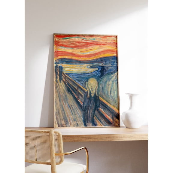 Edvard Munch The Scream Unframed Paper Print