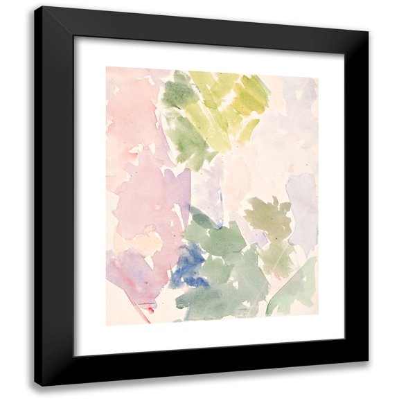 Edvard Weie 12x14 Black Modern Framed Museum Art Print Titled - Color Study to the Langelinie Image (1922 - 1927)