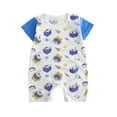 thumbnail image 1 of Edvintorg 0-12Months Newborns Baby Boy Rompers 2024 Clearance Toddler Girls Bodysuit Short Sleeve One-Piece Cartoon Romper Jumpsuit Infant Cotton Outfits, 1 of 3