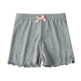 thumbnail image 1 of Edvintorg 1-10Years Legging Shorts For Kids Girls Undershorts Cute Solid Color Elastic Waist Bow Underwear Short Pants Summer Leggings For School Wearing Toddler Leggings, 1 of 6