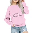 thumbnail image 1 of Edvintorg 1-12 Years Toddler Sweatshirt Long Sleeve Christmas Gift Fall Winter School Clothes Outfit Cute Pattern Printed Crewneck Pullover Tops Kids Clothes Boys Children's Clothing, 1 of 4