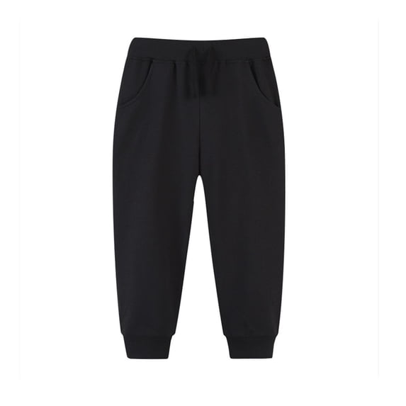 Edvintorg 1-7Years Baby Pants Toddler Boy Sweatpants Kids Sport Jogger Cotton Casual Active Playwear Sportswear Pants with Pocket Kids Clothes Boys
