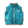 thumbnail image 1 of Edvintorg 1-9 Years Kids Fleece Vest for Girls Cute Solid Sleeveless Soft Warm Vests Boys Children Waistcoat Kids Winter Clothes Jacket with Zipper, 1 of 6
