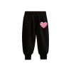 Edvintorg 12M-10Y Toddler Pants for Girls Loungewear Boys Sweatpants Fashion Cute Solid Color Heart Print Elastic Waist Casual Trousers Pants with Pocket Boys Athletic Pants