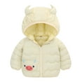 thumbnail image 1 of Edvintorg 12M-5Y Cute Jacket For Kids Boy Long Sleeve Zipper Coats Children Hooded Short Outerwear Winter Baby Clothes Infant Girls Coat On Clearance, 1 of 5