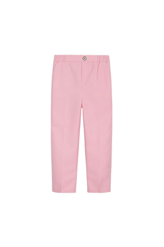 18M-13Y 18M-13Y Pants for Boys Fashion Cute Solid Color Stripe Casual School Uniform Suit Pants Trousers Children Clothes Boys