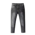 thumbnail image 1 of Edvintorg 2-10Years Jeans for Kids Boys Fashion Toddler Kids Baby Boy Denim Pants Cute Solid Color High Waist Pants Trousers Jeans Pants with Pockets, 1 of 7