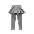 thumbnail image 1 of Edvintorg 2-9 Years Cute Leggings for Girls Fashion Solid Color Elastic Waist Comfortable Cotton Ruffles Leggings for Girls Winter Girls Pants, 1 of 7