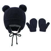 Edvintorg Kids Warm Fleece Hat, Scarf & Glove Set, 2-Piece