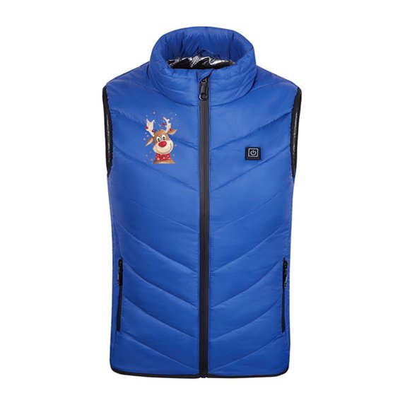 Edvintorg 2023 Winter Teenage Boys Down Jacket Children Outwear Girls Usb Electric Heated Lightweight Rechargeable Heating Waistcoat Down Jacket Coat 4-15Years On Clearance