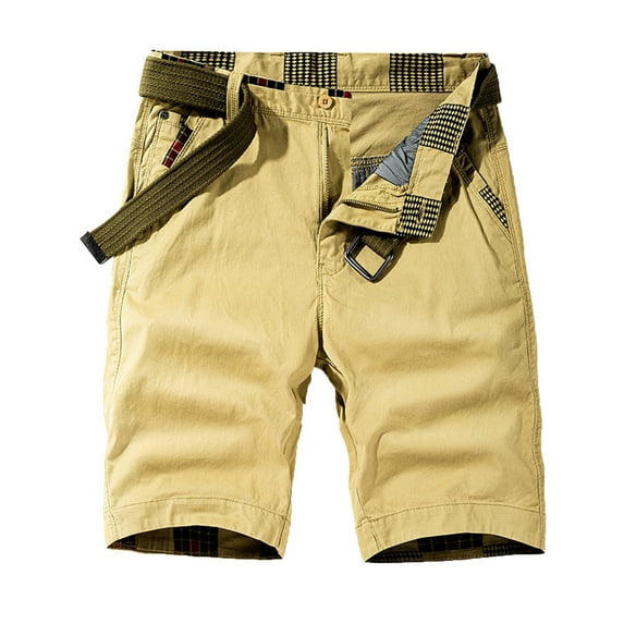 Edvintorg 2025 New Cargo Shorts for Men Directional Sign Work Shorts Mid-Waist Multi-Pocket Five-Piece Pants Casual Shorts Pants