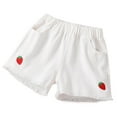 thumbnail image 1 of Edvintorg 3-15 Years Shorts for Girls Summer Cute Printed Elastic Waist Summer Casual Shorts with Pocket Fashion Teenage Girls Clothing, 1 of 3