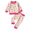 thumbnail image 1 of Edvintorg 3M-3T Toddler Girl Clothes Sets Fashion Winter Sweatsuits Cute Flower Printed Casual Long Sleeve Sweatshirt and Pocket Sweatpants Suit Girls Boutique Outfits, 1 of 7