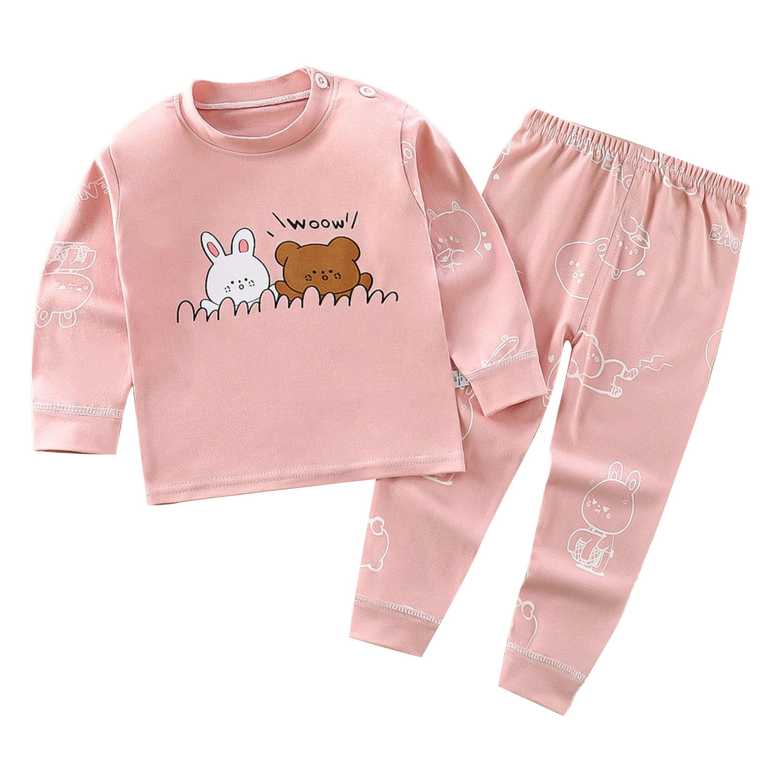3M5Y Kids Pajamas 2023 Fall Winter Clearance Girls Boys