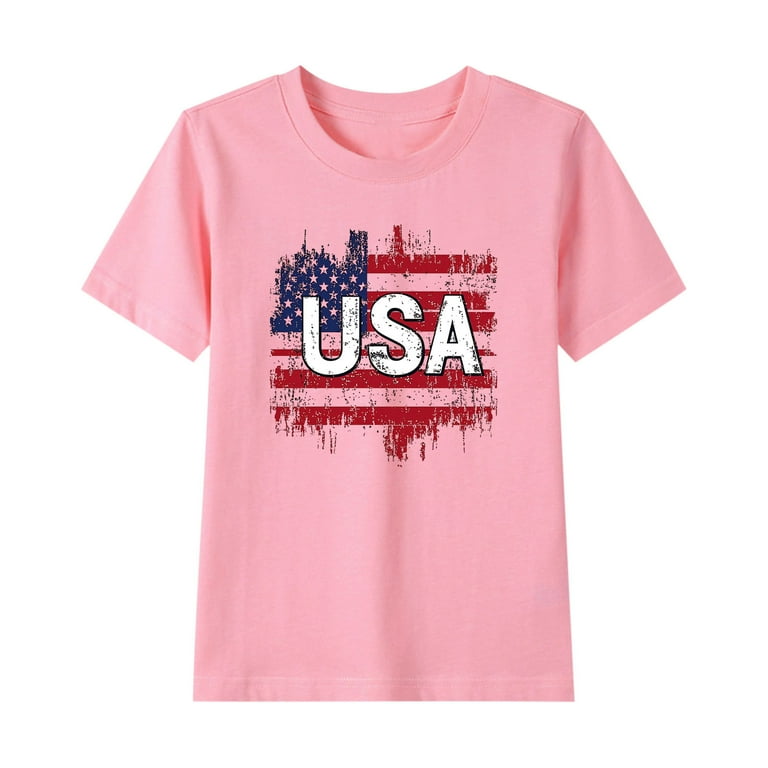 Edvintorg 4Th Of July Boys T Shirts Summer New Independence Day