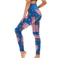 thumbnail image 1 of Edvintorg 4Th Of July Women Workout Tights Yoga Pants Gym Outfits Fitness Clothing Sports Wear Casual Printed High Waist Straight Long Pants On Clearance, 1 of 4
