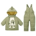 thumbnail image 1 of Edvintorg Baby Winter Clothes 12M-3Y Kids Snowsuit Children Clothing Set 2Pcs Warm Down Jackets + Thicken Jumpsuit Infant Overalls Baby Boys Girl Clothes Sports Suit, 1 of 7