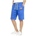 thumbnail image 1 of Edvintorg Basketball Shorts Boys Fashion Printed Elastic Waisted Athletic Short with Drawstring Cotton Clothes Size 1-12, 1 of 7
