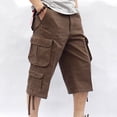 thumbnail image 1 of Edvintorg Black Cargo Cropped Pants For Men Casual Trousers Work Wear Combat Cargo Pants With 7 Pockets Loose Large Size Tactical Pants Clearance, 1 of 6