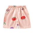 thumbnail image 1 of Edvintorg Boy Shorts Summer Cute Printed Elastic Waist Casual Sports Cotton Shorts 2-10 Years Girls Athletic Shorts, 1 of 4