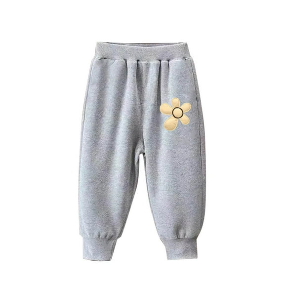 Edvintorg Boys Joggers Cute Printed Elastic Waisted Casual Cotton Thin Sports Pants Trousers Girls Athletic Pants 3-10 Years Kids Sweatpants