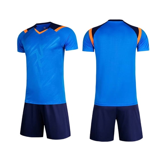 Edvintorg Boys Outfits 2 Piece Sets Soccer Jerseys Training Shirt and Boyshort for Training Uniform Outfits for Boys Size 5-15