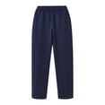 thumbnail image 1 of Edvintorg Boys Pants Solid Color Casual Sports Cotton Pants Elastic Waisted Loose Pants with Pocket School Outfit Boys Athletic Pants 3-16 Years, 1 of 3