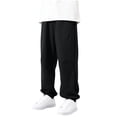 thumbnail image 1 of Edvintorg Boys Pants Winter Elastic Waist Sports Casual Sweatpants Solid Color Athletic Jogging Trousers with Pocket 5-13Y Teenage Boys' Clothing, 1 of 4
