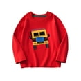 thumbnail image 1 of Edvintorg Boys Shirts Long Sleeve New Style Car Printed Round Neck Casual Cotton T-Shirt Spring Pullover Tops Kids Clothes Boys, 1 of 1