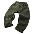 thumbnail image 1 of Edvintorg Boys Sweatpants Solid Color Elastic Waist Casual Cargo Pants Workwear School Trousers with Pocket 5-13 Years Pants for Boys Kids Teen, 1 of 5