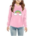 thumbnail image 1 of Edvintorg Christmas Girls Sweatshirts Kids Clothes Boys Casual Kawaii Print Long Sleeve Hooded Sweatshirt Christmas Gift Fall Winter 2-7Years Children's Clothing, 1 of 5