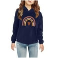 thumbnail image 1 of Edvintorg Christmas Sweatshirts for Boys Kids Hoodies Girls Casual Kawaii Print Long Sleeve Hooded Sweatshirt Christmas Gift Fall Winter 2-7Years Children's Clothing, 1 of 5