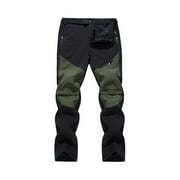 Edvintorg Comfortable Hunting Pants Quick Dry Outdoor Camping Men's Summer Tactics Pants Casual Breathable Removable Sports Hiking M-4Xl Size On Clearance