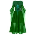 thumbnail image 1 of Edvintorg Cosplay Halloween Costumes for Women Carnival Witch Cocktail Dress Women Gothic Retro Court Plus Size Dresses, 1 of 3