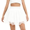 thumbnail image 1 of Edvintorg Cute Skirts Girls High Waisted Tulle A-Line Mesh Skirt Midi Tutu Skirts Size 1-14, 1 of 3