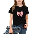 thumbnail image 1 of Edvintorg Girls Tops Cute Graphic Short Sleeve Crew Neck Casual Pullover Shirts Summer Clothes for Girls Size 2-14, 1 of 6