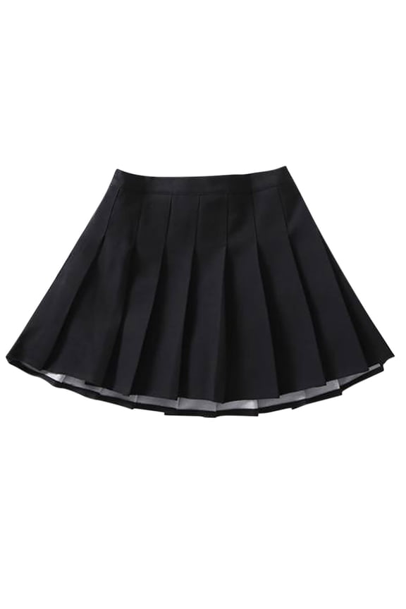 High Waisted Skirt for Girls Back To School Lightweight Casual Athletic Tennis Pleated Mini Skirt with Liner Size 8-16