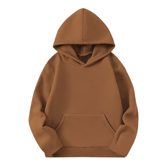Edvintorg Hoodies for Girls 10-12 Long Sleeve Casual Hooded Pullover Top with Pocket Kids Clothes Girls