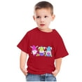 thumbnail image 1 of Edvintorg Kids Easter Tshirts Summer Boys Girls Tshirt 2025 Fashion Kawaii Printed Round Neck Short Sleeve Tee Top 3-14Years Schools Outfit Children's Clothing, 1 of 6