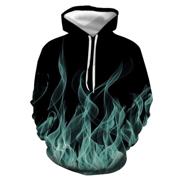 Edvintorg Korean Streetwear Men Hoodies And Sweatshirts Long Sleeves Casual Shirts Tracksuit Color Block Printing Hoodies Pullover Loose Tunic Tops with Drawstring
