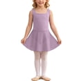 thumbnail image 1 of Edvintorg Leotards for Girls Ballet Leotard with Skirt Dance Dress Sleeveless And Cross Back Size 3-15, 1 of 6