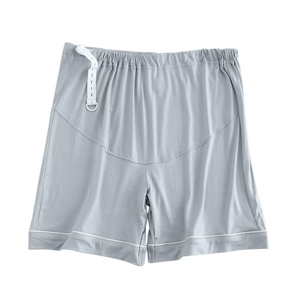 Edvintorg Maternity Shorts Women's Casual Loose High Waisted Adjustable Pregnancy Shorts Loungewear Fashion Solid Color Maternity Clothes for Women