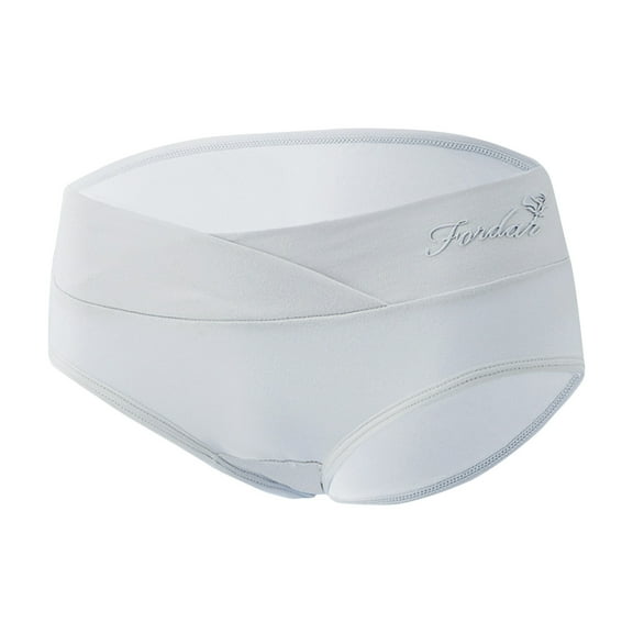 Edvintorg Maternity Underwear Seamless Women Fashion Solid Color Comfortable Pregnancy Panties Comfy Plus Size Underwear for Pregnant Women Calzones De Maternidad Para Mujer