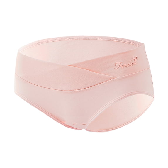 Edvintorg Maternity Underwear Seamless Women Fashion Solid Color Comfortable Pregnancy Panties Comfy Plus Size Underwear for Pregnant Women Calzones De Maternidad Para Mujer