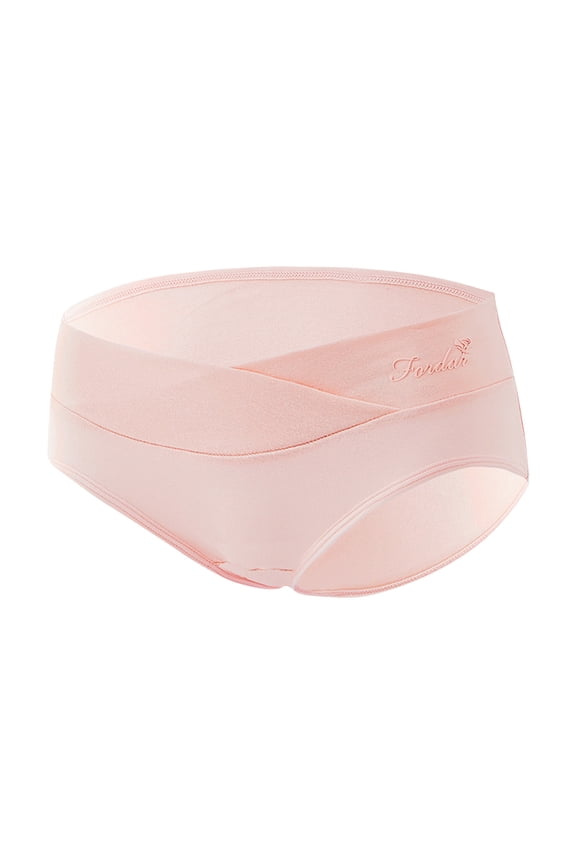 Maternity Underwear Seamless Women Fashion Solid Color Comfortable Pregnancy Panties Comfy Plus Size Underwear for Pregnant Women Calzones De Maternidad Para Mujer