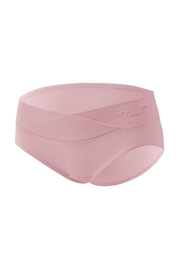 Maternity Underwear Seamless Women Fashion Solid Color Comfortable Pregnancy Panties Comfy Plus Size Underwear for Pregnant Women Calzones De Maternidad Para Mujer
