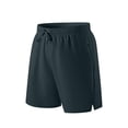 thumbnail image 1 of Edvintorg Men's Loose Straight Beach Medium Comfortable Pants Casual Sports Five Point Pants On Clearance, 1 of 3